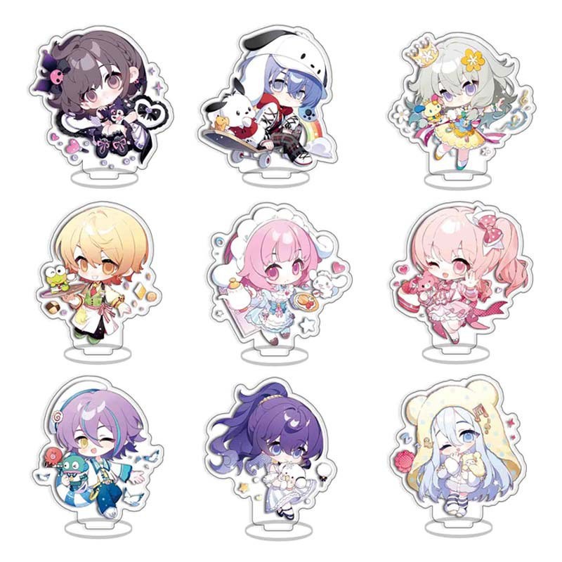 Resin Art Anime - โปรเจคเซไค พีเจเอสเค สแตนดี้ โมเดลอะนิเมะ ของตกแต่งโต๊ะ ตุ๊กตาตั้งโชว์