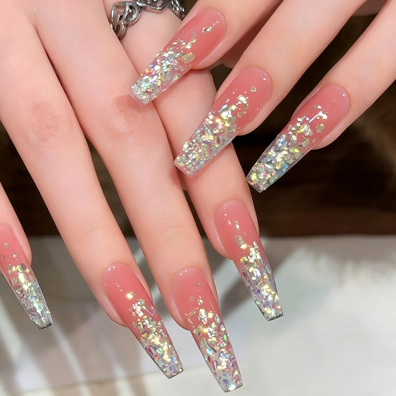 Resin Art Easy - เจลทาเล็บ Chaser Iridescent Broken Diamond Glitter,