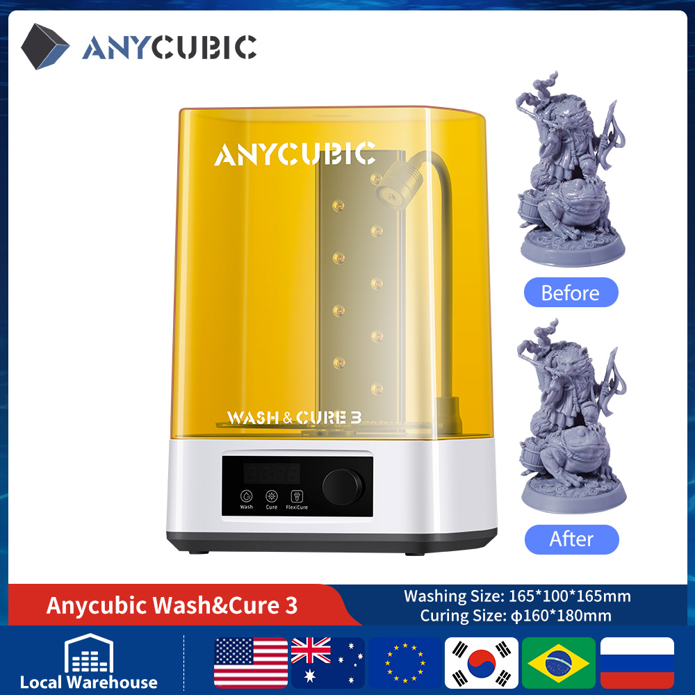 Resin Art Machine - เครื่องล้างและอบเรซิ่น ANYCUBIC Wash & Cure 3