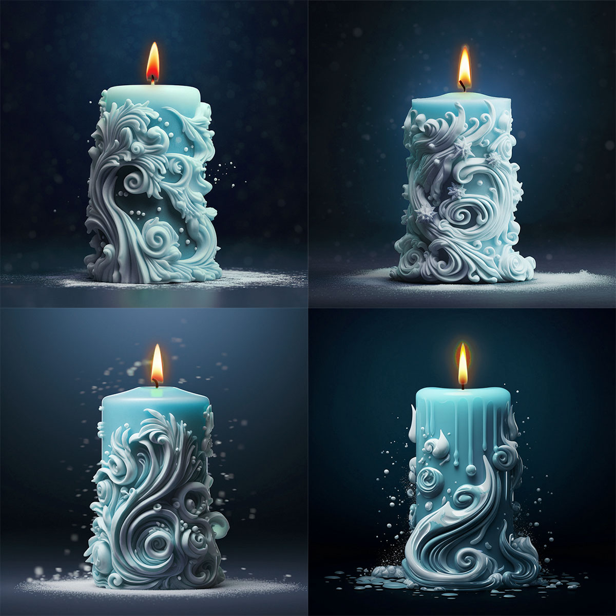 Resin Art Sculptures - เรขาคณิตแกะสลักทรงกระบอกซิลิโคนเทียนแม่พิมพ์ Sea WAVE รูปแบบเกลียวเสาสบู่แม่พิมพ์น้ํามันหอมระเหยทํา Home Art