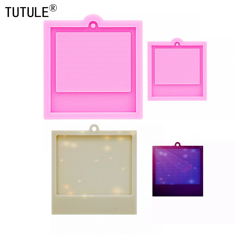 Coaster Mold Square - ขนาดเล็กซิลิโคนแม่พิมพ์เรซิ่นอีพ็อกซี่เรซิ่น/เงา/Glossy แม่พิมพ์-Coaster/ป้าย/พวงกุญแจ-ช็อกโกแลต/ไอซิ่ง/เค้ก Topper Polymer Clay แม่พิมพ์