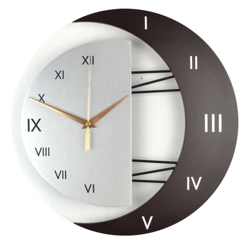 Resin Art Wall Clock - Modern Mute Wall Clock ย้ายเงียบบ้าน Sun