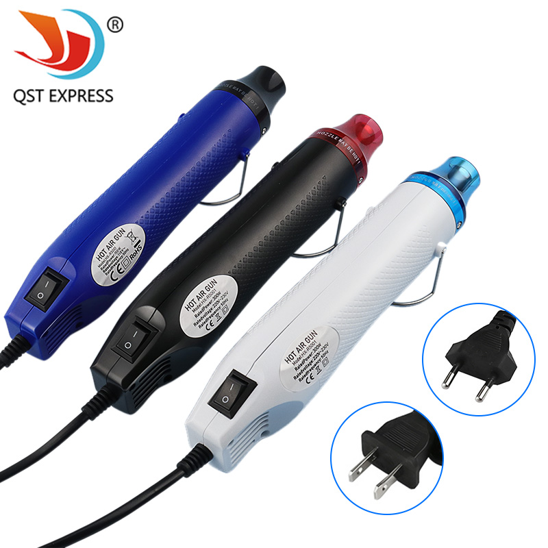 Resin Art Heat Gun - 110V/220V มินิปืนเป่าลมร้อนสำหรับงานฝีมืออีพ็อกซี่เรซิ่นหดตัว,ปลั๊ก US/EU, มีหลายสีให้เลือก
