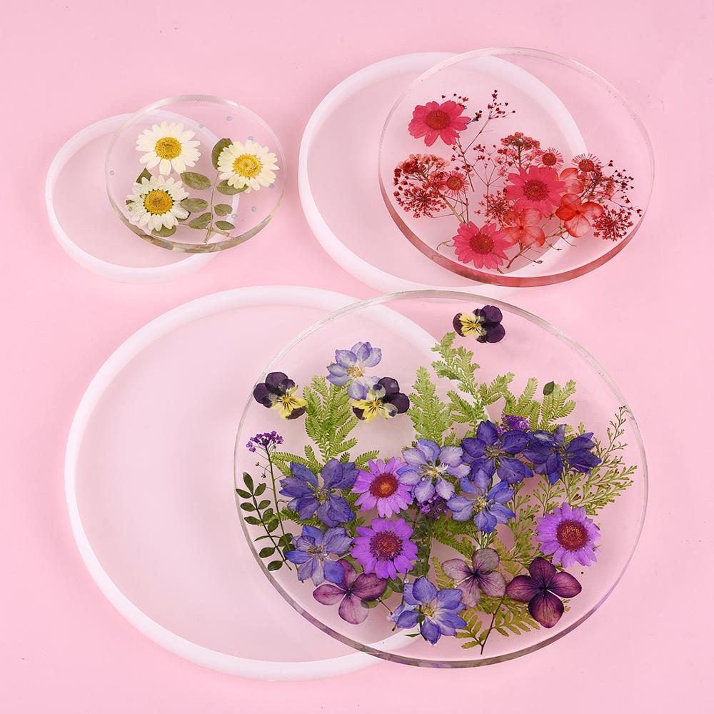 Coaster Mold Square - รูปสี่เหลี่ยมผืนผ้าสี่เหลี่ยม Shape Coaster ฐานแม่พิมพ์ซิลิโคนเรซินแม่พิมพ์อีพ็อกซี่ UV DIY