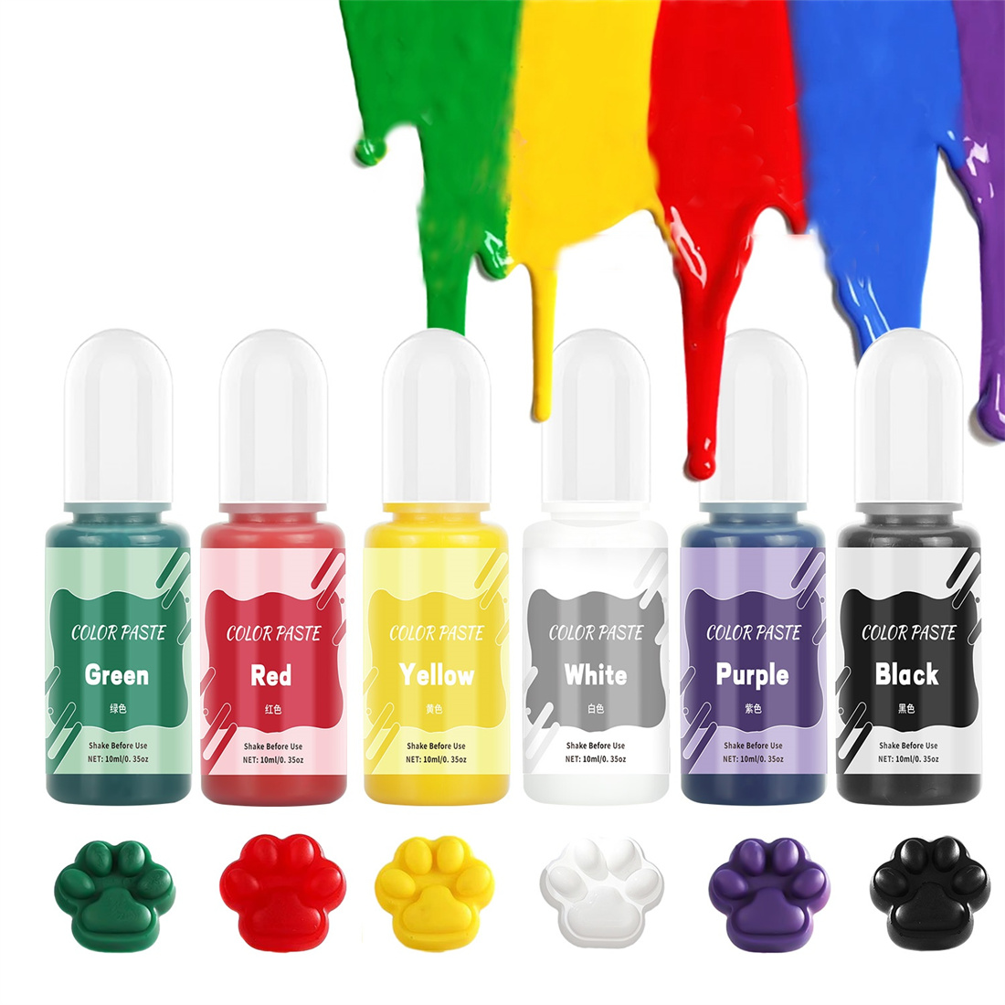 Resin Dye Opaque - สีพ่นสีชนิดแข็ง 10 มล. สีเข้มข้นสูง สำหรับงาน DIY