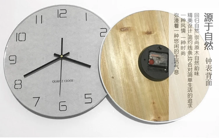 สีเทานาฬิกาแขวนกลมการออกแบบที่ - Resin Art Wall Clock บทวิจารณ์และราคา