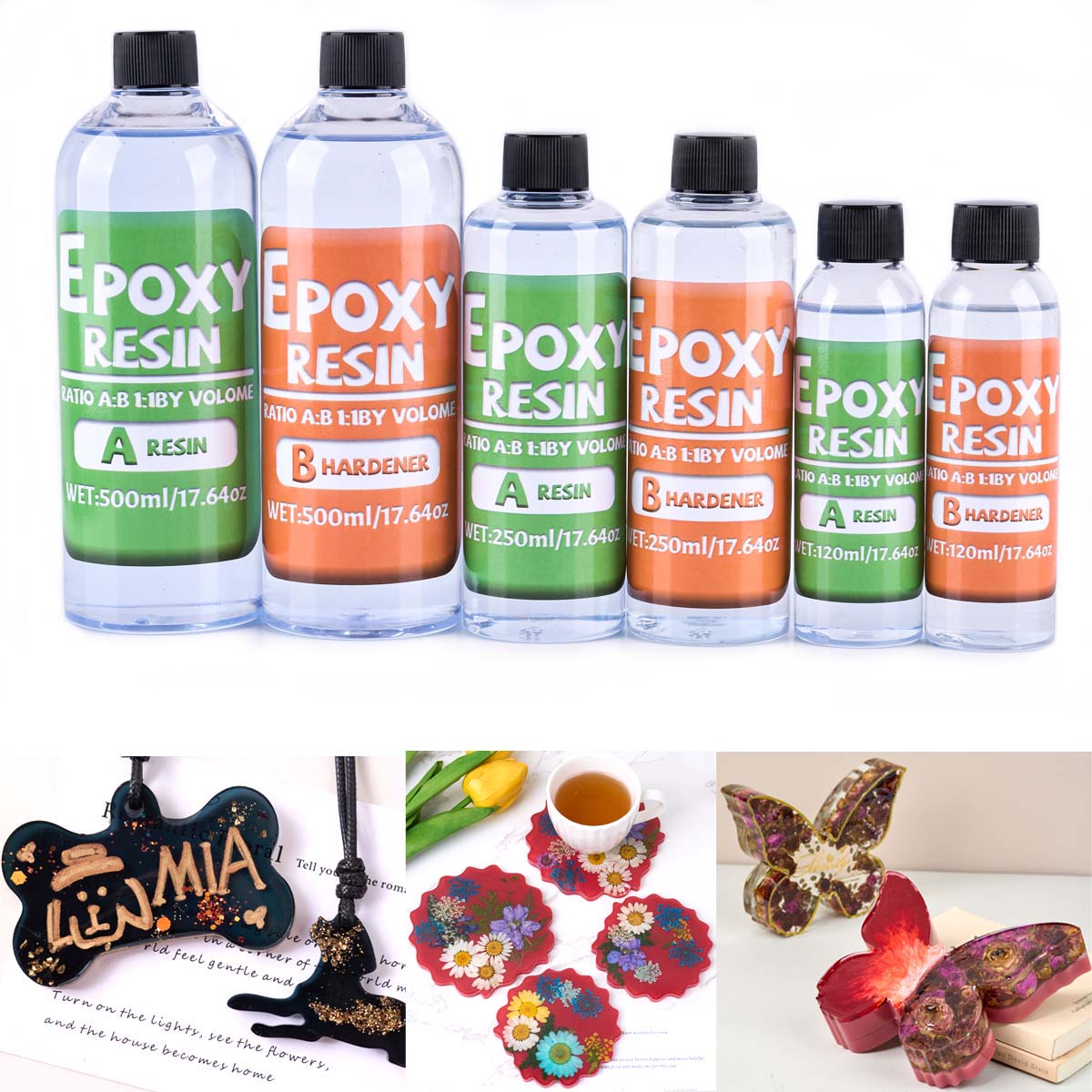 อัตราส่วน 1:1 อีพ็อกซี่เรซิ่นช - Resin Art Tools บทวิจารณ์และราคา