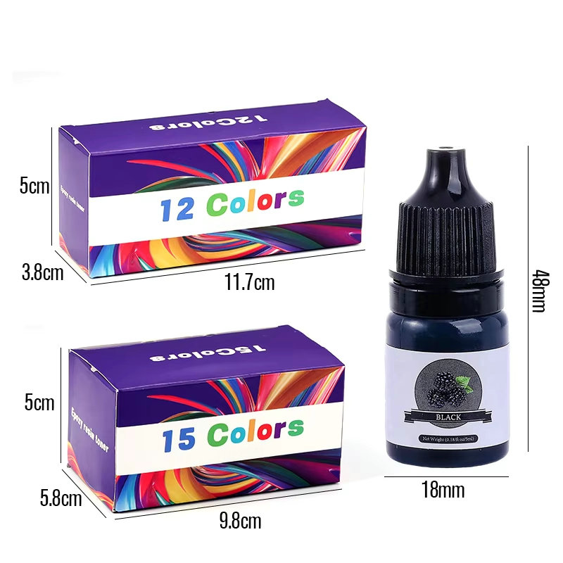 สีผสมเรซิ่นอีพ็อกซี่ 24 สีสดใส - Resin Dye Opaque บทวิจารณ์และราคา