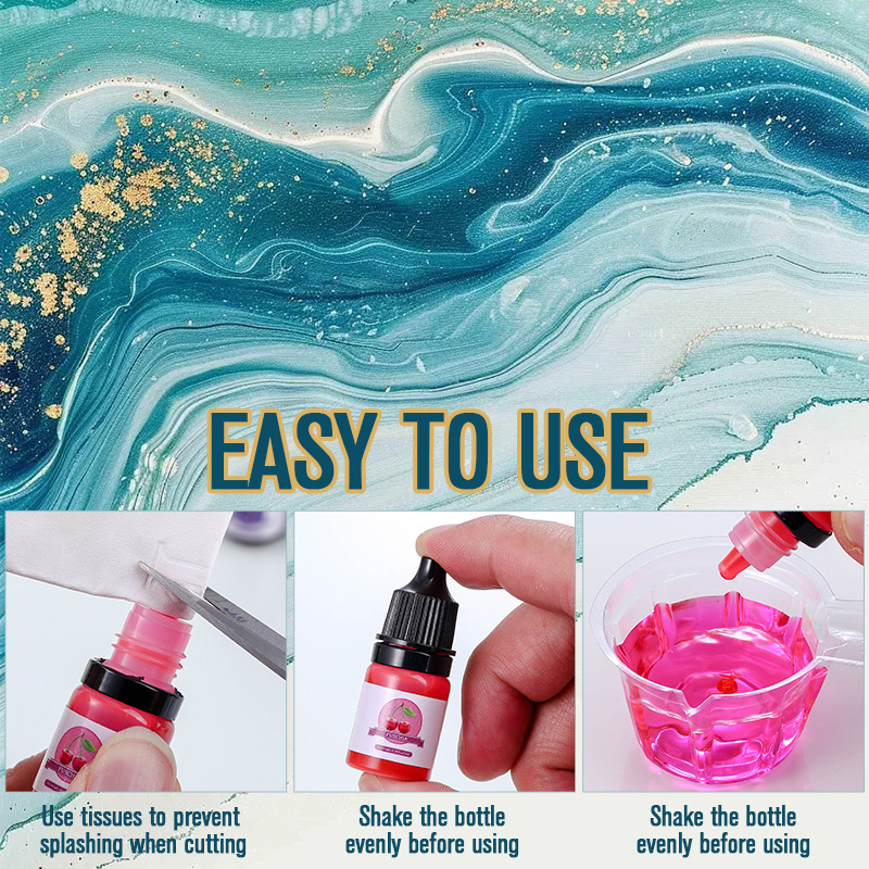 สีผสมเรซิ่นอีพ็อกซี่ 24 สีสดใส - Resin Dye Opaque บทวิจารณ์และราคา