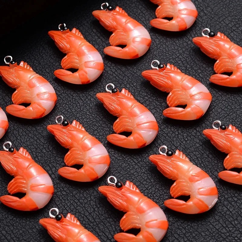จี้อะคริลิคเรซิ่นรูปอาหารทะเลก - Resin Art Pendant บทวิจารณ์และราคา