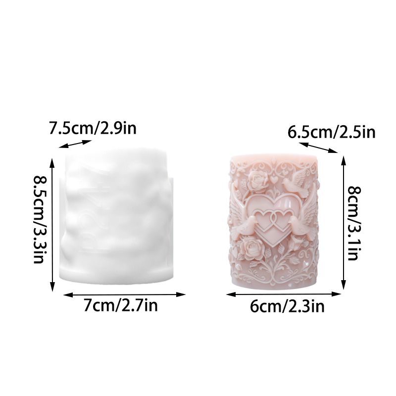 แม่พิมพ์ซิลิโคนรูปเทียนรูปหัวใ - Resin Art For Rose บทวิจารณ์และราคา