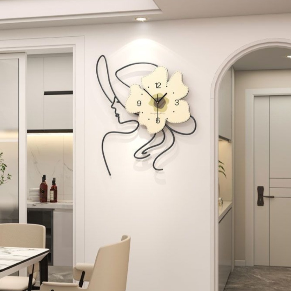 ห้องนั่งเล่นนาฬิกาแขวนขนาดใหญ่ - Resin Art Wall Clock บทวิจารณ์และราคา