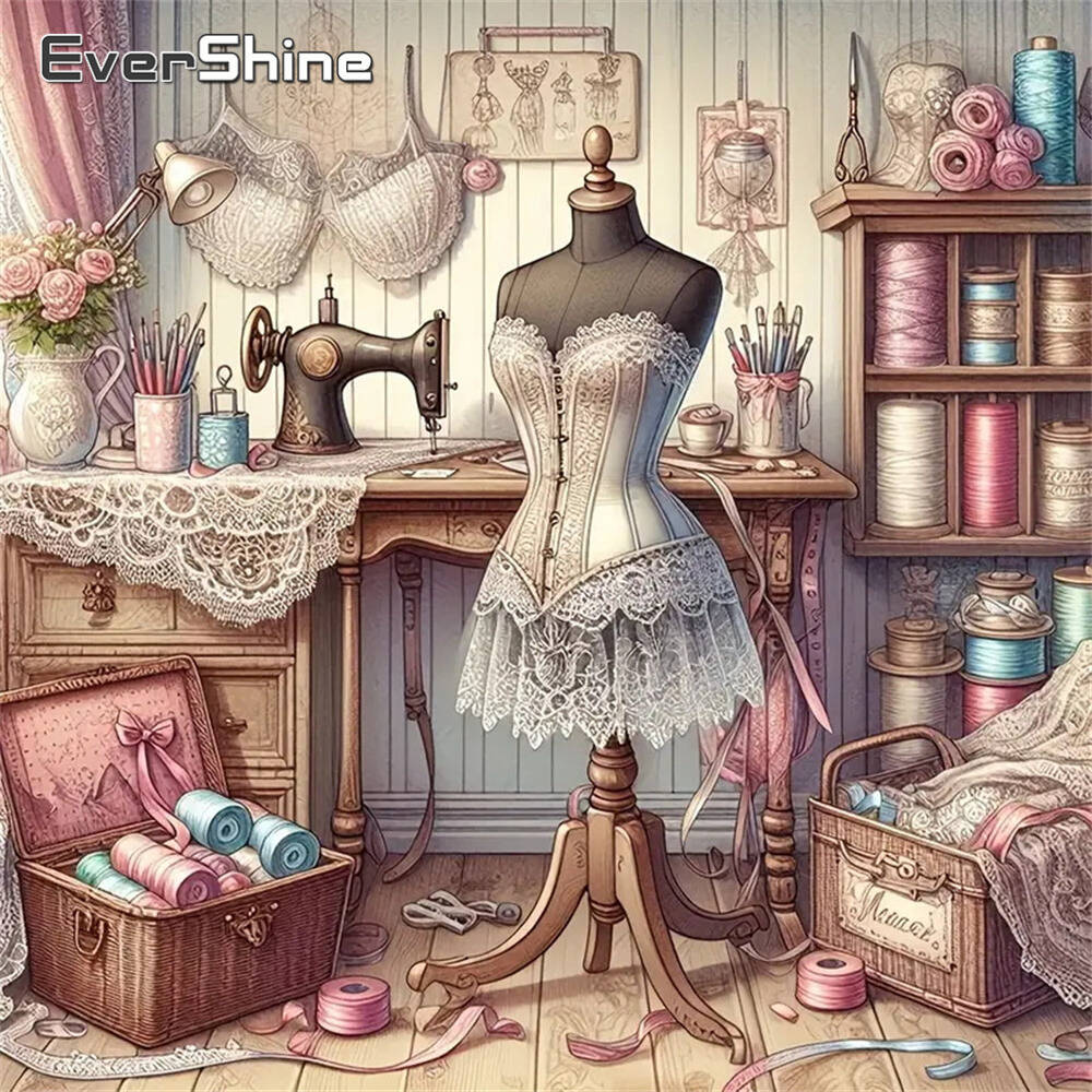 Evershine เพชรภาพวาดสุนัขสัตว์ - Resin Art Machine บทวิจารณ์และราคา