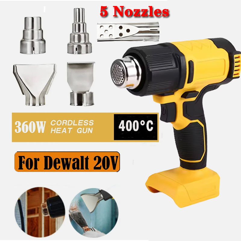 ปืนเป่าลมร้อนไร้สายสำหรับแบตเต - Resin Art Heat Gun บทวิจารณ์และราคา