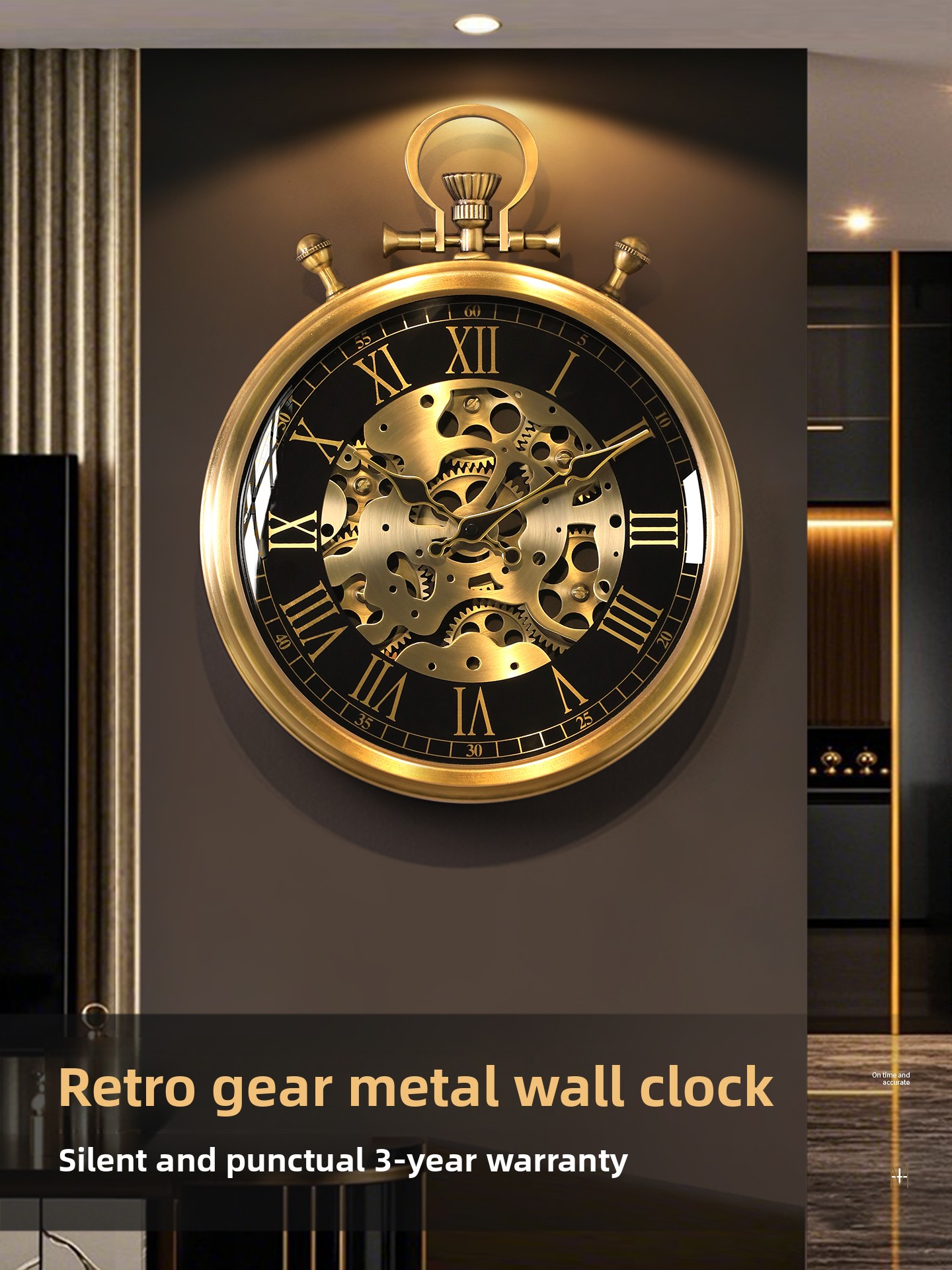 นาฬิกาแขวนผนังสไตล์วินเทจอุตสา - Resin Art Wall Clock บทวิจารณ์และราคา