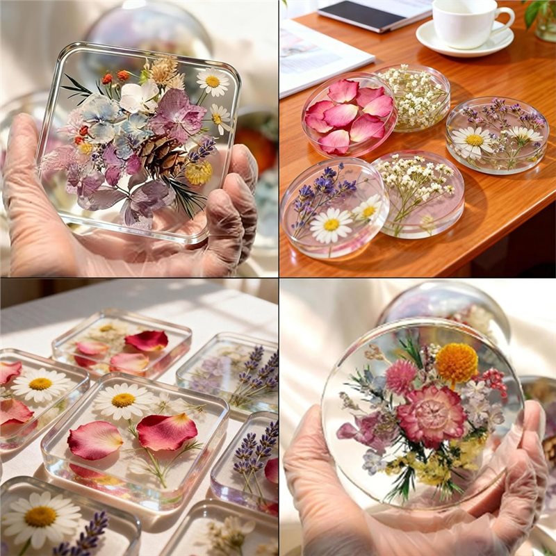 แม่พิมพ์เรซิ่นซิลิโคนแบบหลุมลึ - Coaster Mold Square บทวิจารณ์และราคา