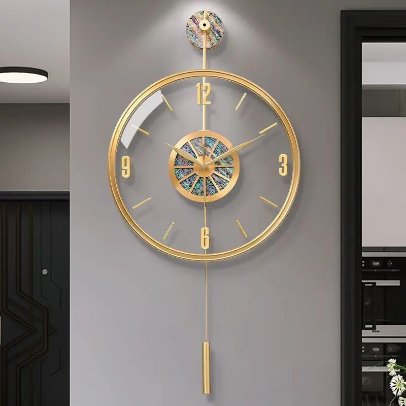 โลหะผสม Seashell Wall นาฬิกาเง - Resin Art Wall Clock บทวิจารณ์และราคา