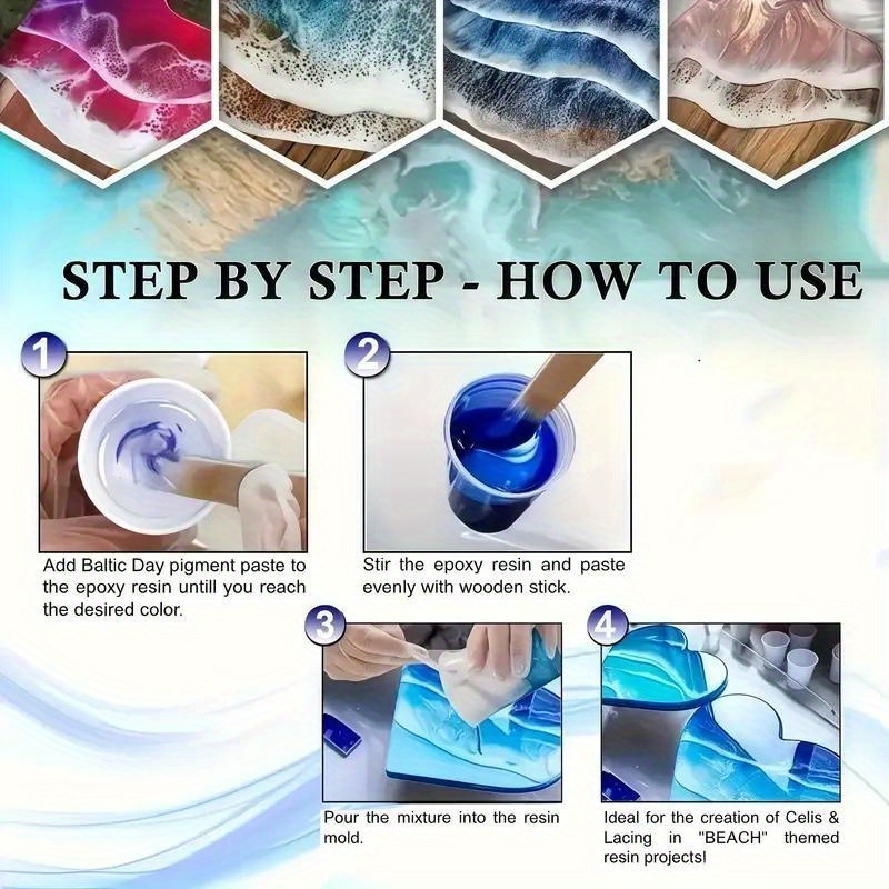 24 สี/8 สี 5 กรัม 0. ผงไมก้าปร - Resin Dye Opaque บทวิจารณ์และราคา