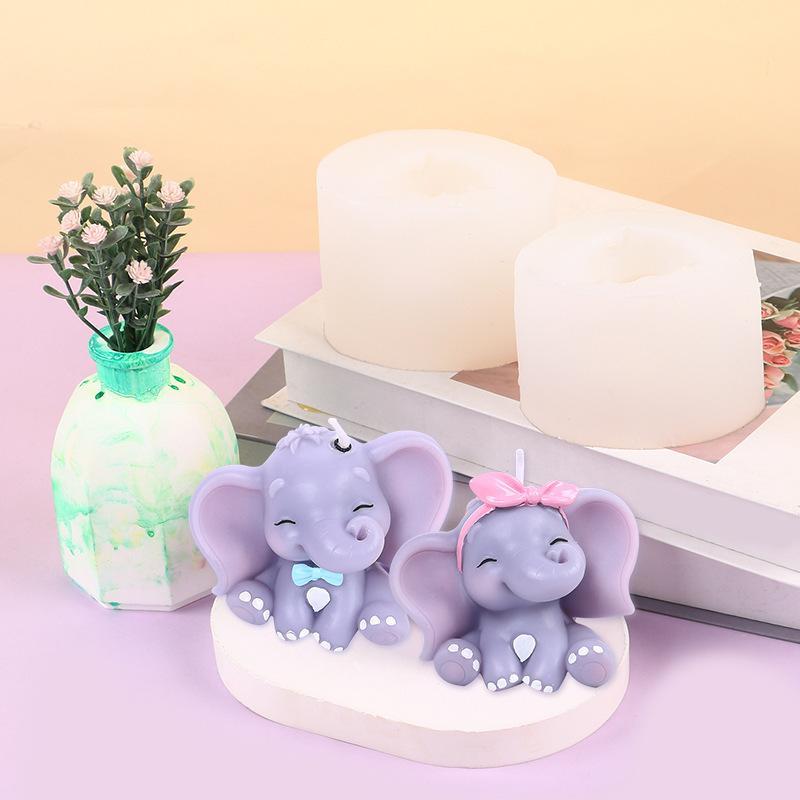 แม่พิมพ์เทียนซิลิโคนรูปช้าง 3  - Resin Art Easy บทวิจารณ์และราคา
