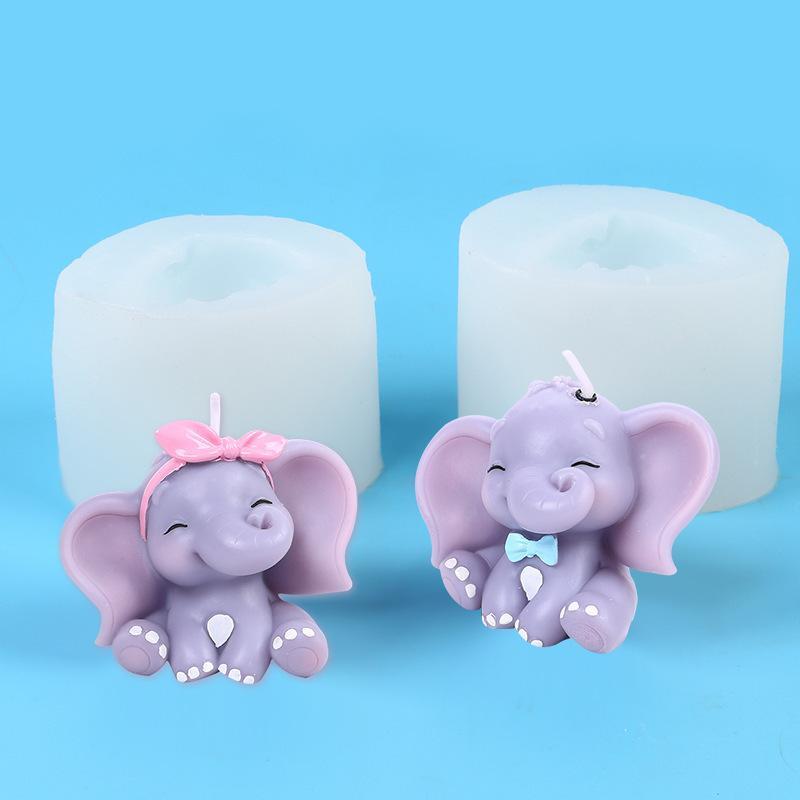 แม่พิมพ์เทียนซิลิโคนรูปช้าง 3  - Resin Art Easy บทวิจารณ์และราคา