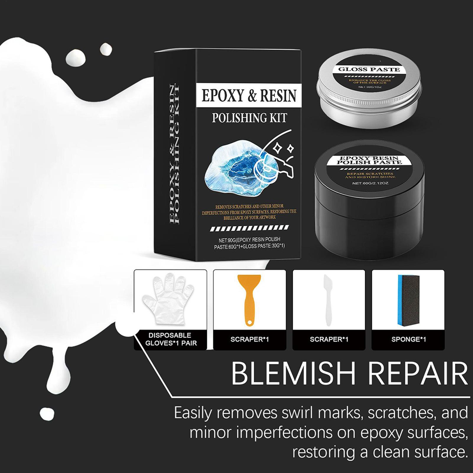 ชุดขัดเรซินอีพ็อกซี่ - น้ำยาขั - Resin Art Easy บทวิจารณ์และราคา