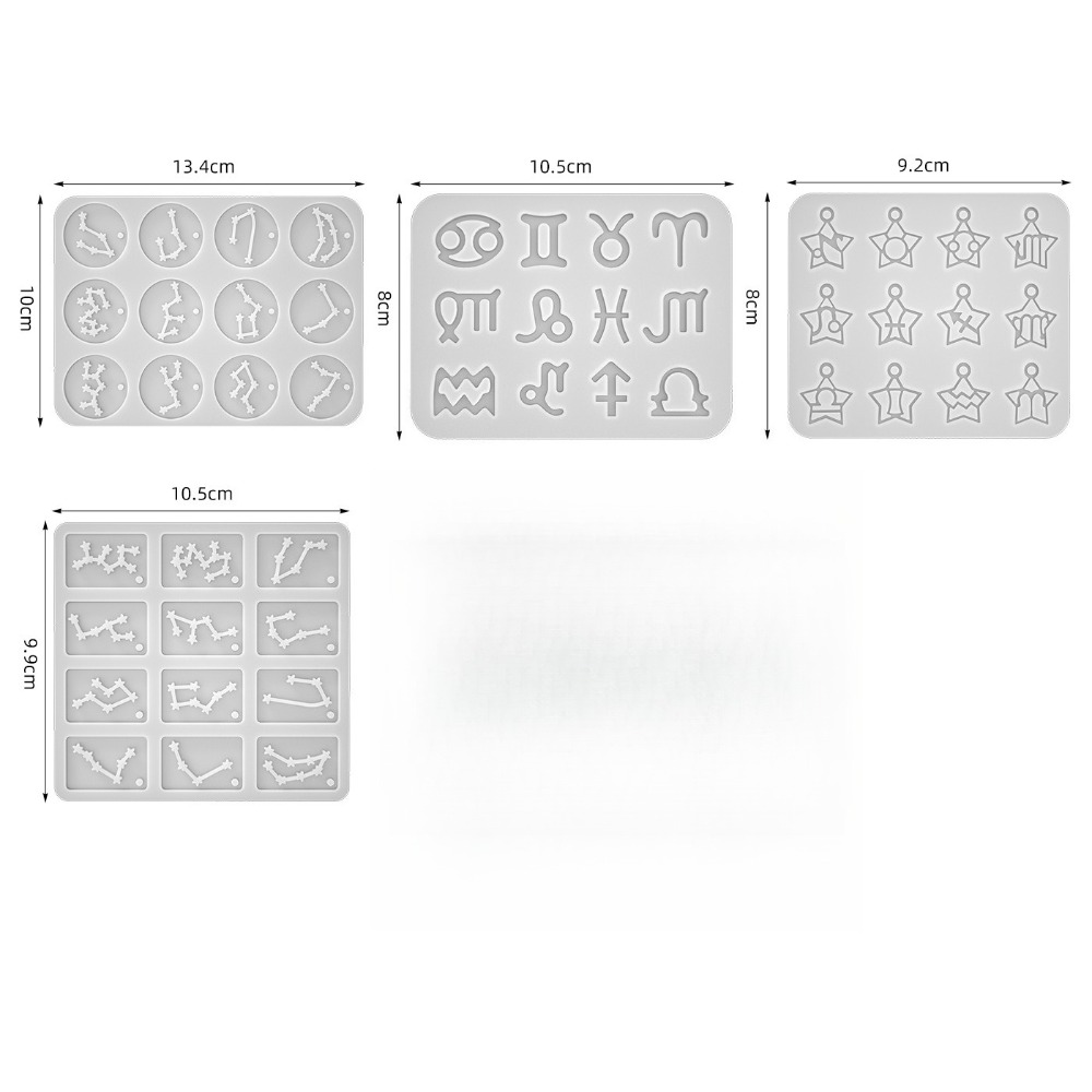 แม่พิมพ์เรซิ่นรูปกลุ่มดาว 12 ร - Resin Art Tools บทวิจารณ์และราคา