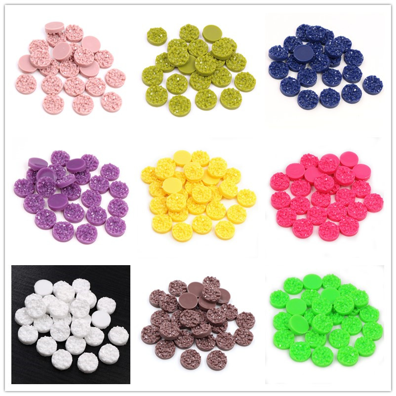 40pcs เรซิ่น Druzy Cabochons โ - Resin Art Calligraphy บทวิจารณ์และราคา