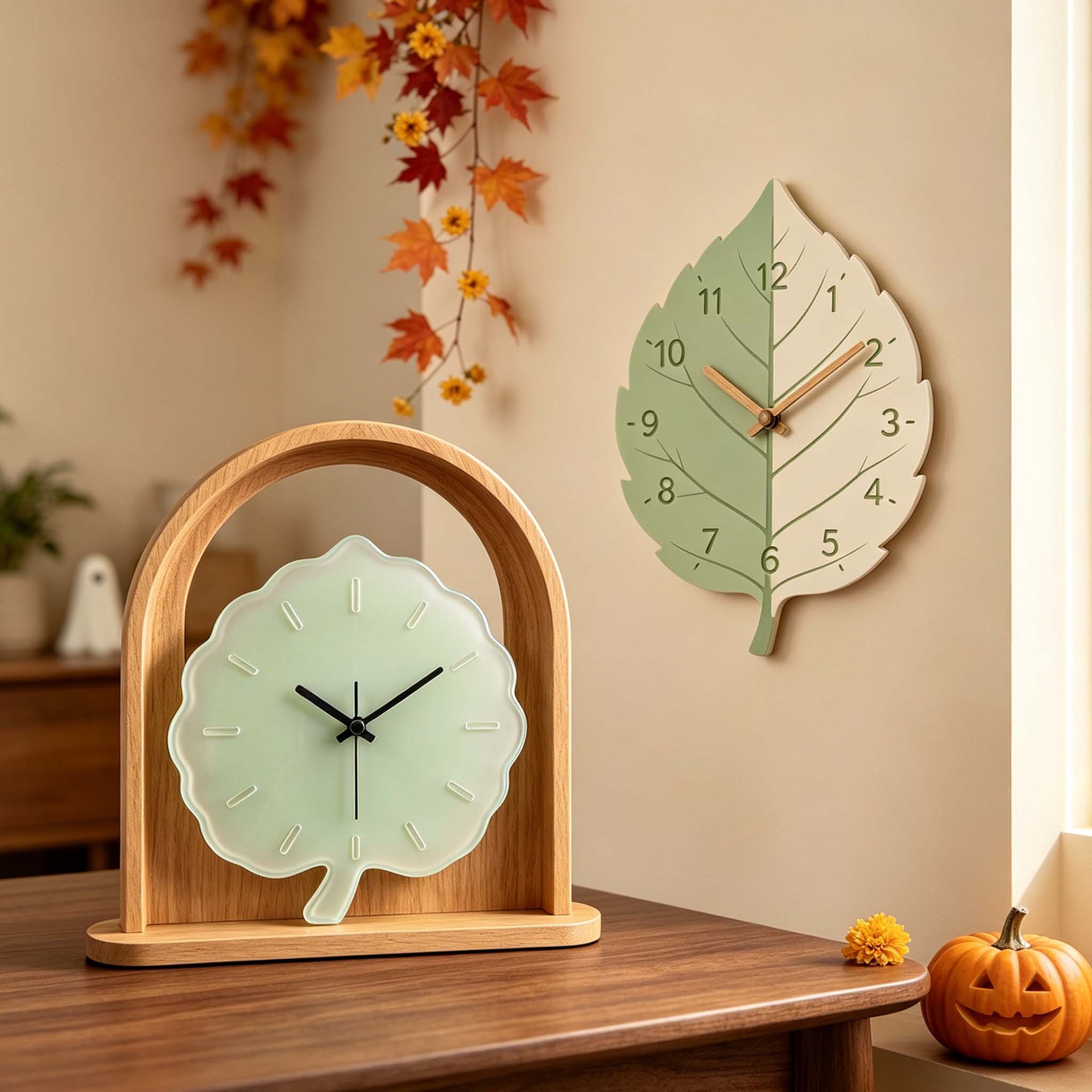 แม่พิมพ์ซิลิโคนรูปใบไม้สำหรับห - Resin Art Wall Clock บทวิจารณ์และราคา