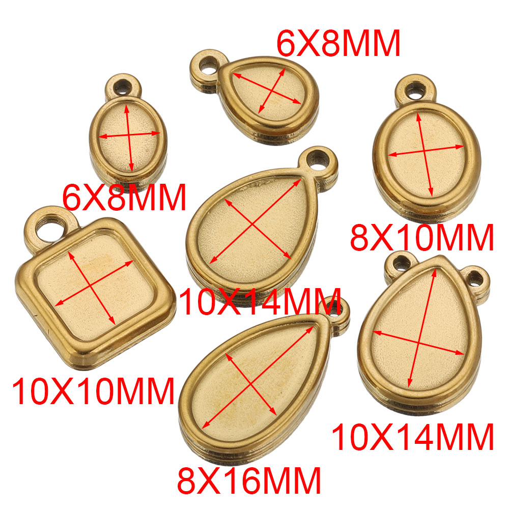 ถาดจี้สแตนเลสทรงสี่เหลี่ยม ทรง - Resin Art Pendant บทวิจารณ์และราคา