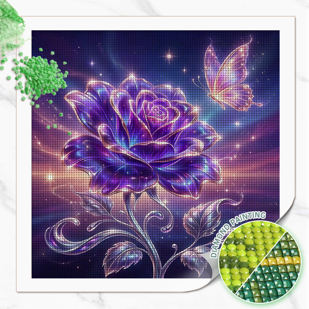 ภาพวาดเพชรทรงกลมเต็มรูปแบบ Hua - Resin Art For Rose บทวิจารณ์และราคา