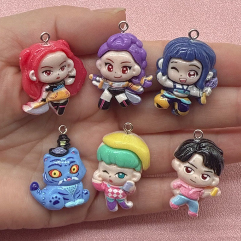 จี้การ์ตูนเรซิ่น 10 ชิ้น, ต่าง - Resin Art Pendant บทวิจารณ์และราคา