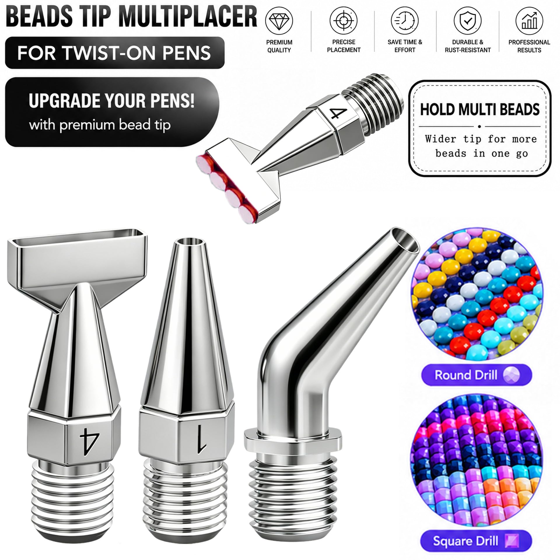 ปากกาสำหรับงานเพ้นท์เพชร ปลายโ - Resin Art Tools บทวิจารณ์และราคา
