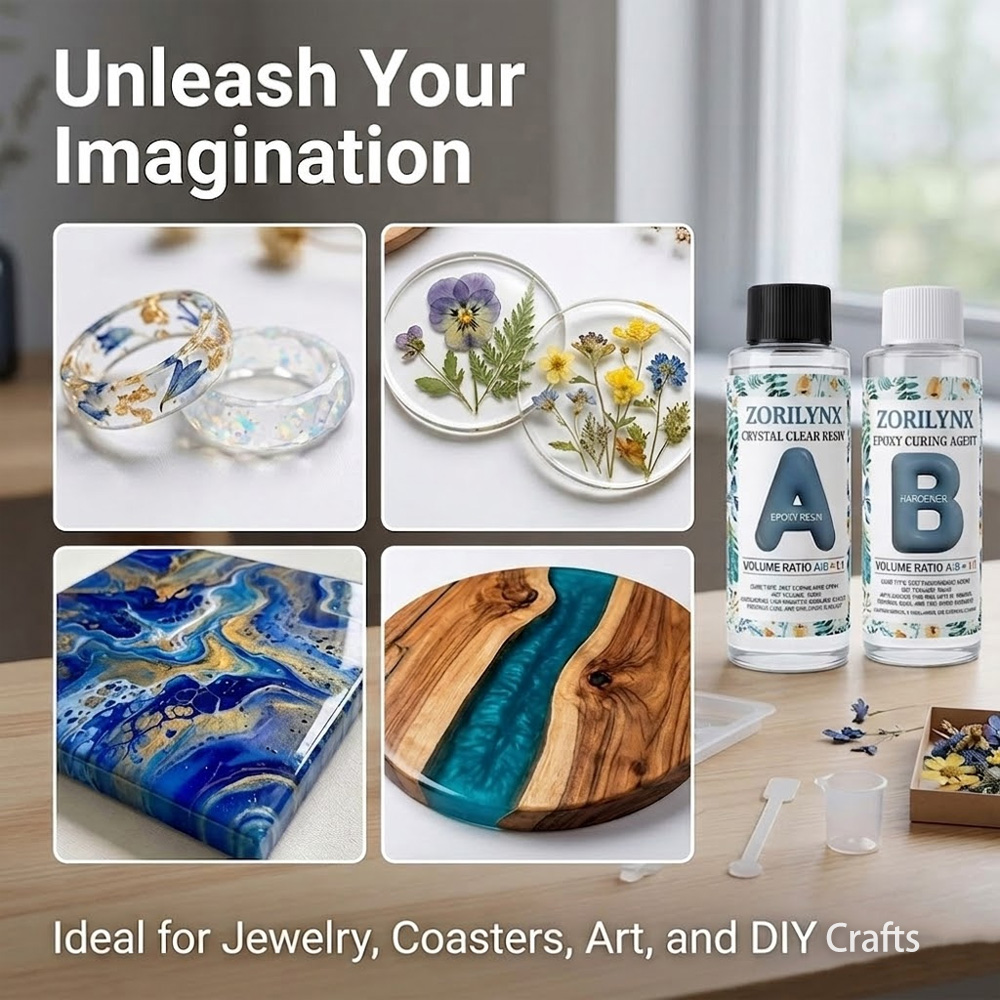 ชุดเรซิ่นอีพ็อกซี่ใส 200 มล. ไ - Resin Art Easy บทวิจารณ์และราคา