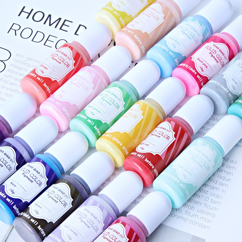 สีผสมเรซิ่นอีพ็อกซี่แบบน้ำ 18  - Resin Dye Opaque บทวิจารณ์และราคา