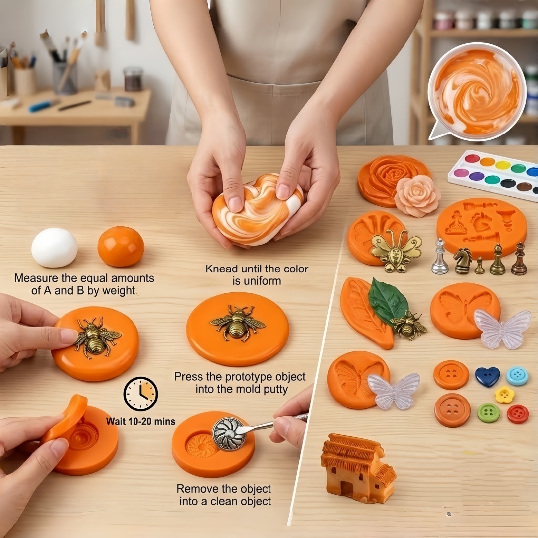 ชุดงานฝีมือซิลิโคนพัตตี้ DIY ย - Resin Art Tools บทวิจารณ์และราคา