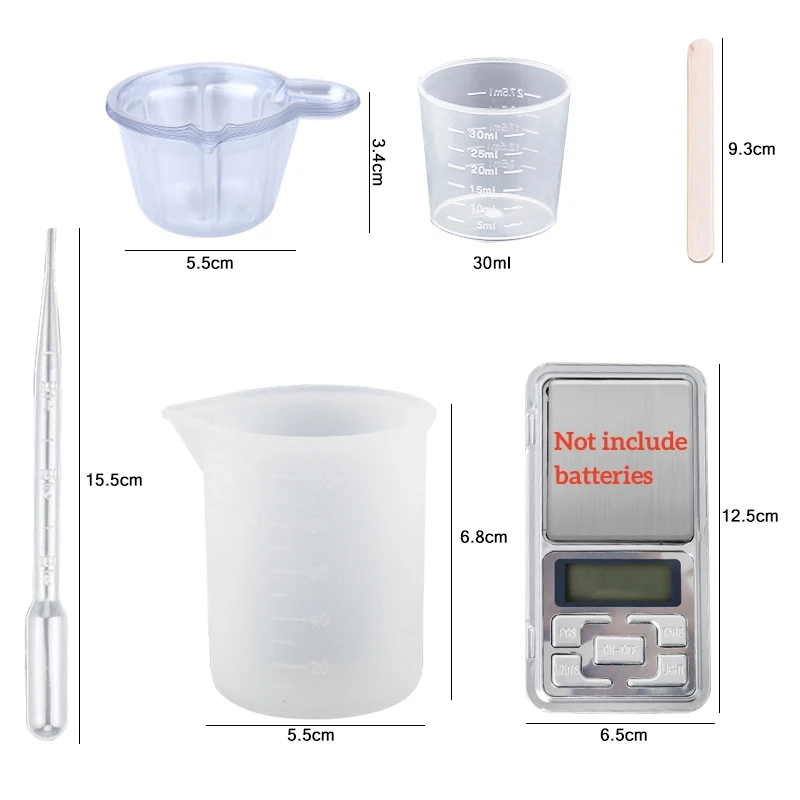 อีพ็อกซี่เรซิ่นชุดคริสตัลใสผสม - Resin Art Easy บทวิจารณ์และราคา