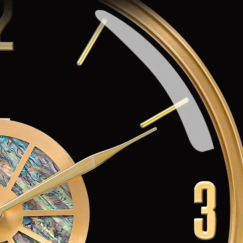 นาฬิกาแขวนผนังหรูหราทันสมัยตัว - Resin Art Wall Clock บทวิจารณ์และราคา
