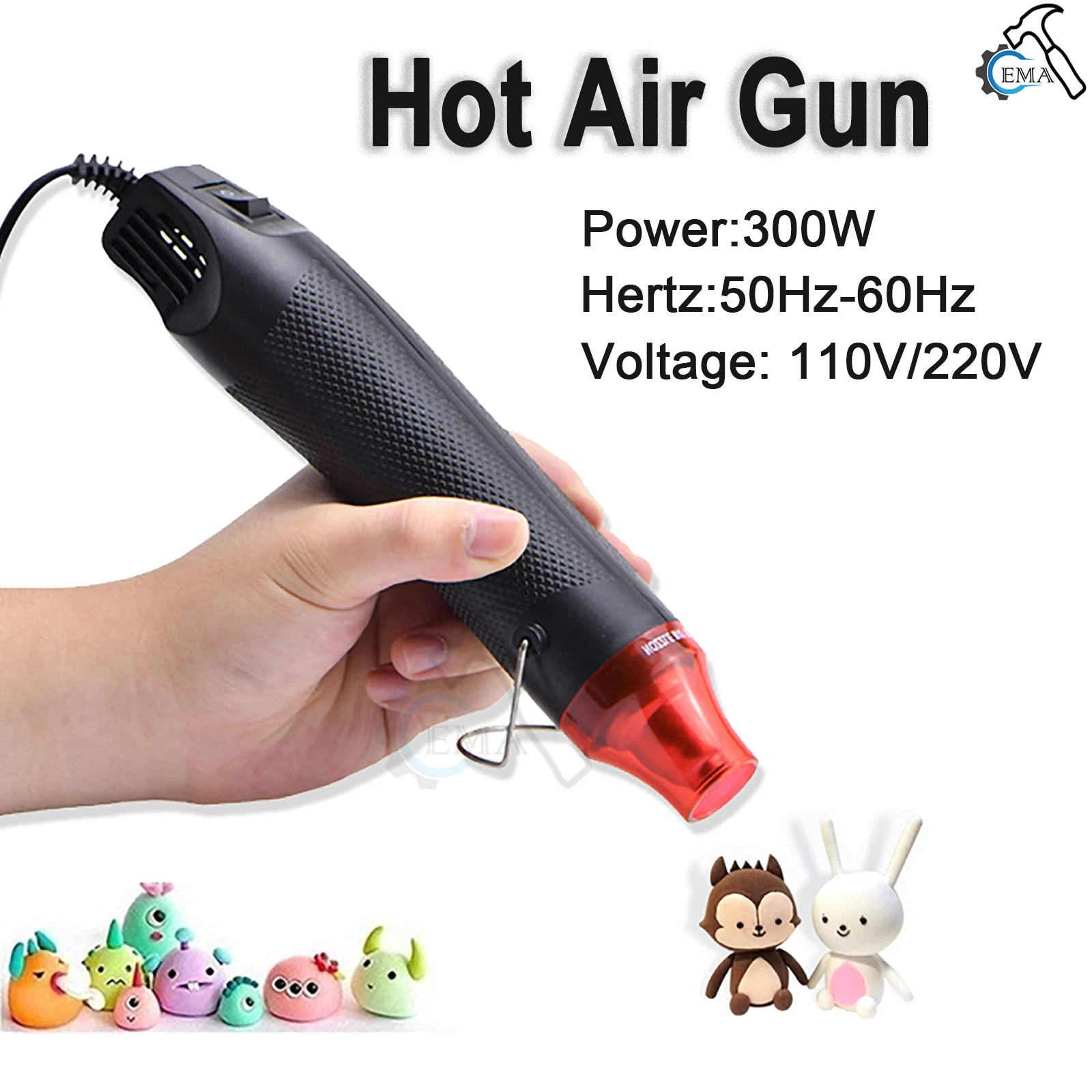 110 V/220 V US EU มาตรฐาน HOT  - Resin Art Heat Gun บทวิจารณ์และราคา