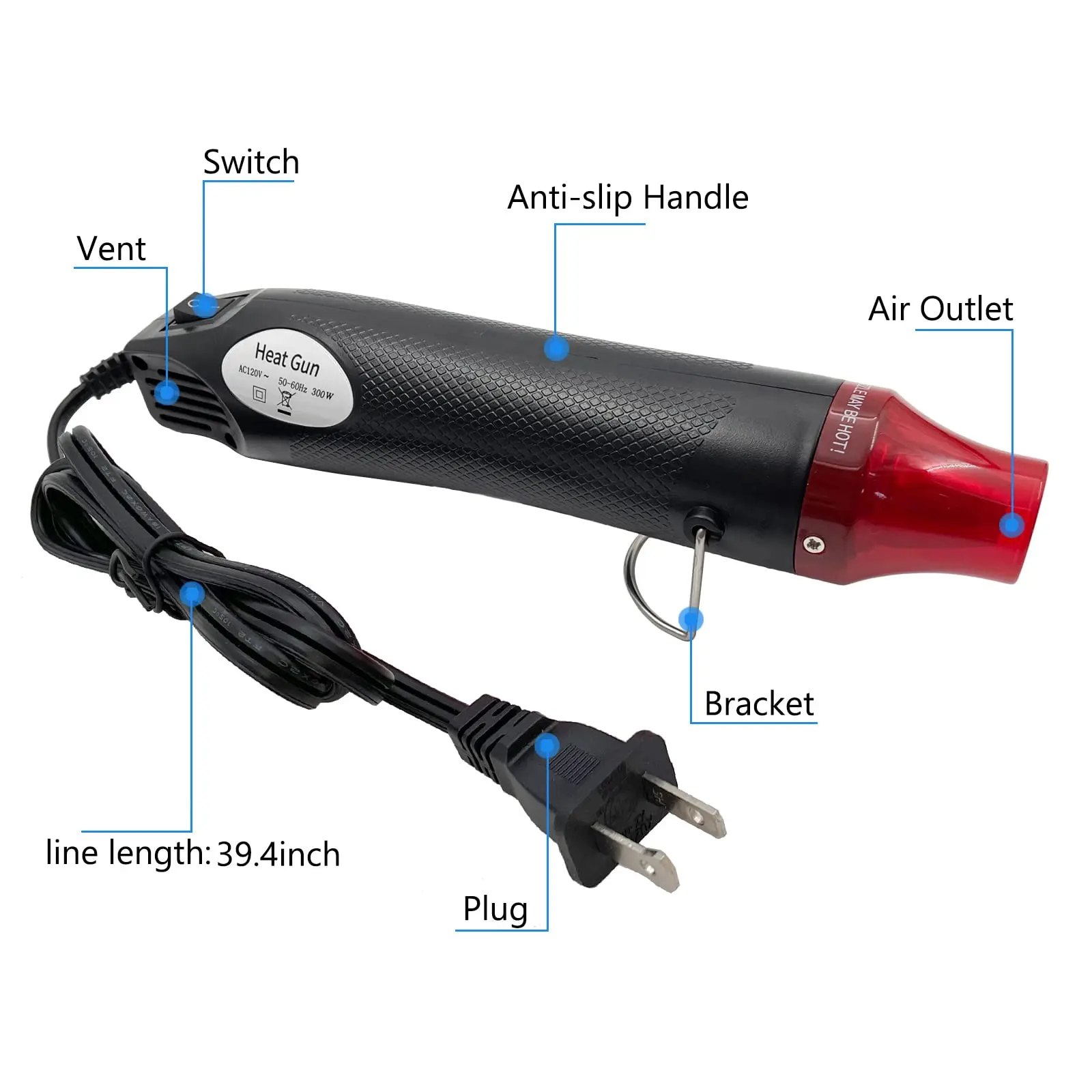 110 V/220 V US EU มาตรฐาน HOT  - Resin Art Heat Gun บทวิจารณ์และราคา