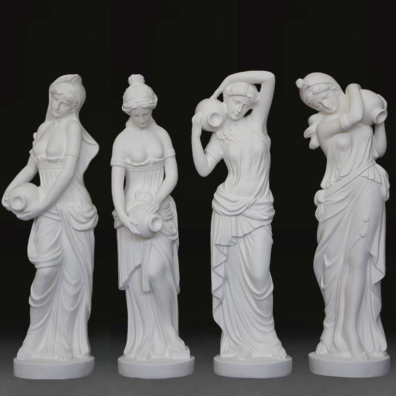 รูปปั้นยิปซัม งานศิลปะตกแต่งสไ - Resin Art Sculptures บทวิจารณ์และราคา