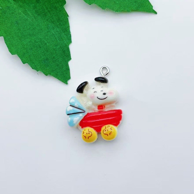 จี้รูปสุนัขการ์ตูนเรซิ่น 12 ชิ - Resin Art Pendant บทวิจารณ์และราคา