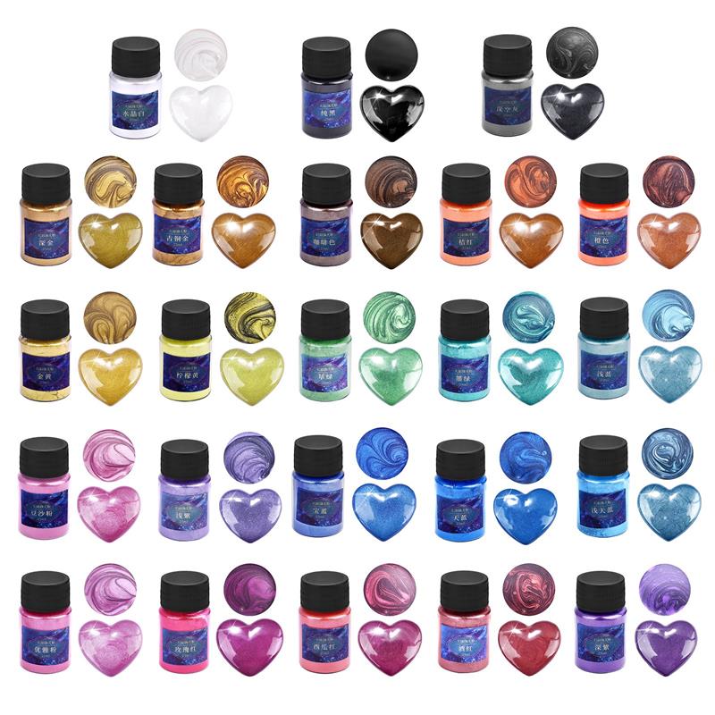 24สีอีพ็อกซี่เรซิ่น Dye Mica P - Resin Dye Opaque บทวิจารณ์และราคา