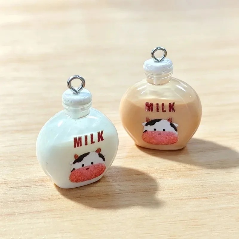 จี้เรซิ่นรูปขวดนมวัวน้อยน่ารัก - Resin Art Pendant บทวิจารณ์และราคา