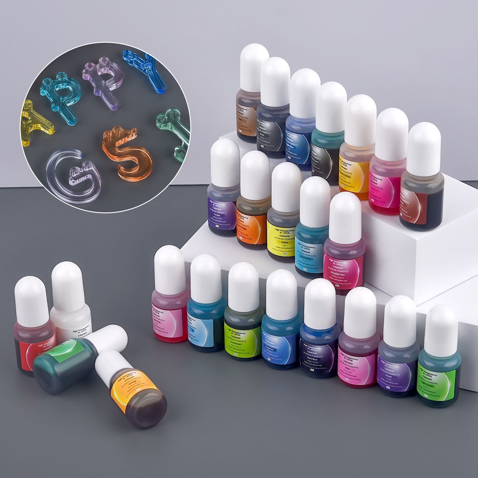 สีเรซิ่นอีพ็อกซี่ 24 สี ขนาด 5 - Resin Dye Opaque บทวิจารณ์และราคา