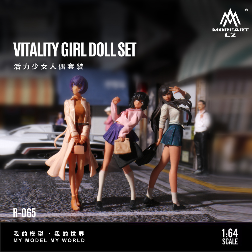 More Art 1:64 ชุดตุ๊กตาเด็กผู้ - Resin Art Decor บทวิจารณ์และราคา