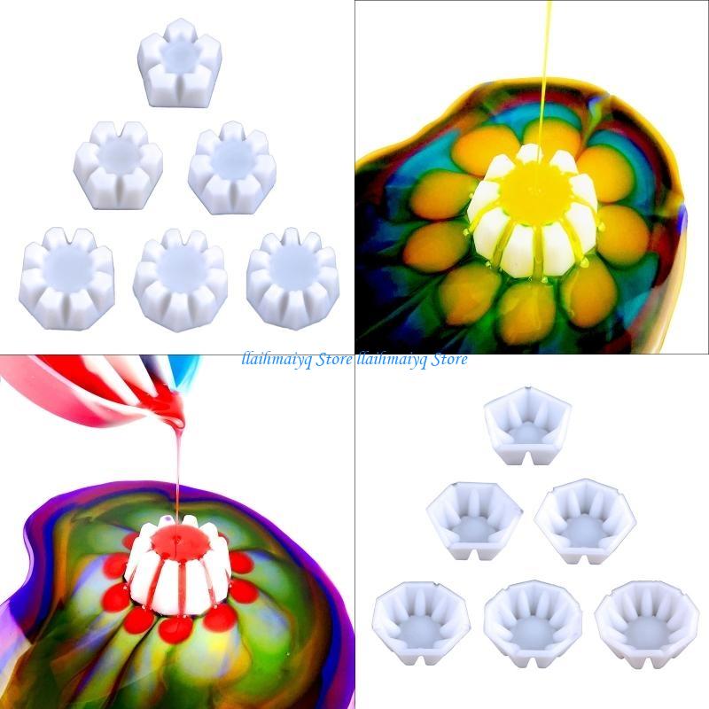 573B อะคริลิคเทสีถ้วยแม่พิมพ์ซ - Resin Art Pouring บทวิจารณ์และราคา