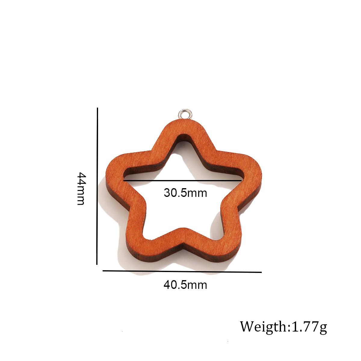 จี้รูปทรงเรขาคณิตไม้รูปสามเหลี - Resin Art Pendant บทวิจารณ์และราคา