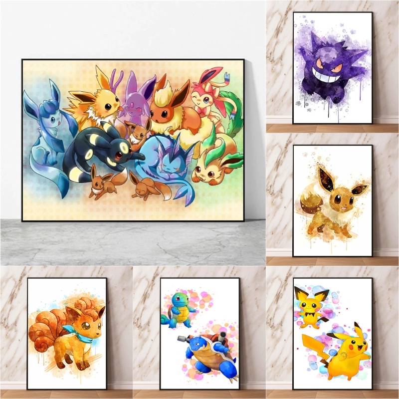 ภาพวาดบนผ้าใบลายอนิเมะญี่ปุ่น  - Resin Art Anime บทวิจารณ์และราคา