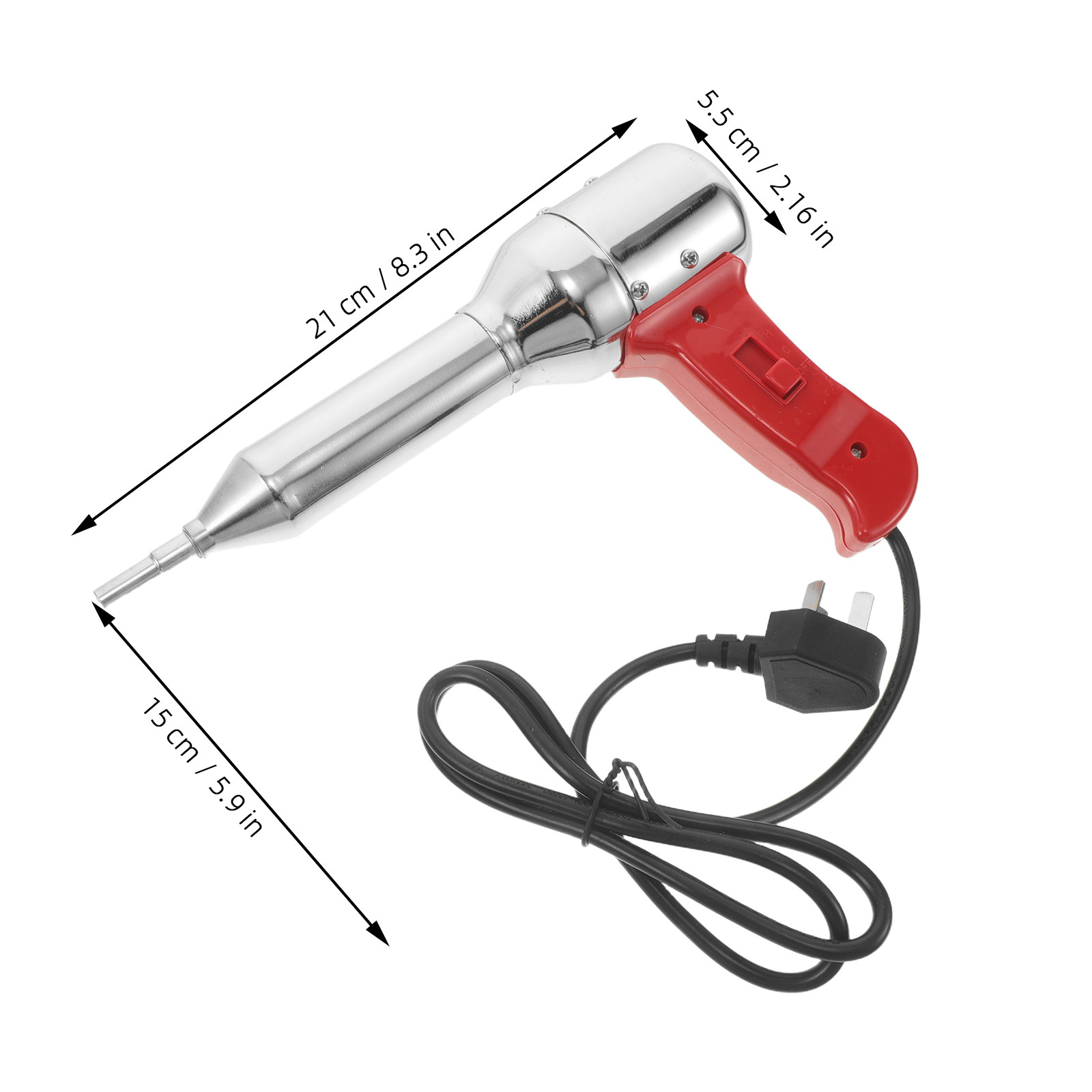 ปืนลมร้อนขนาดเล็ก 500 วัตต์ ปร - Resin Art Heat Gun บทวิจารณ์และราคา