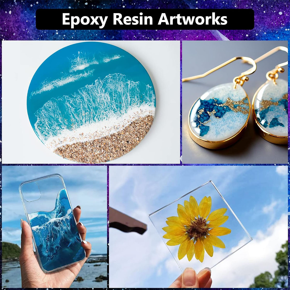 ชุดเรซิ่นอีพ็อกซี่ใส 1000 มล.  - Resin Art Easy บทวิจารณ์และราคา